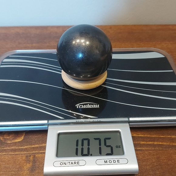 🔥 Sale 🔥 Volcanic Basalt Sphere w/ Stand - 0.67 - Final Price - Picture 5 of 6